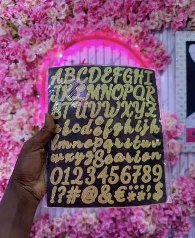 ALPAHEBET STICKER