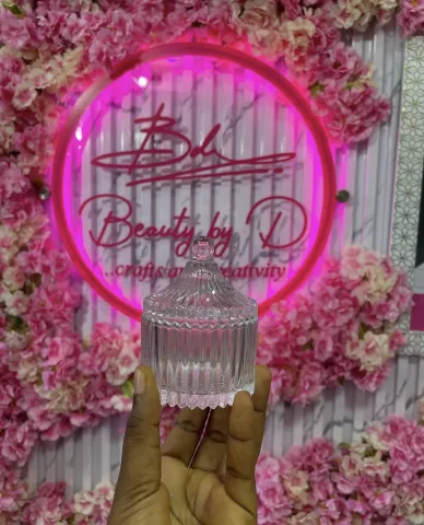 CRYSTAL CANDLE JAR